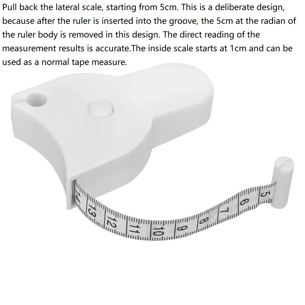 Automatic Telescopic Tape Measure Body Measuring