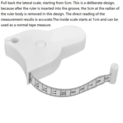 Automatic Telescopic Tape Measure Body Measuring