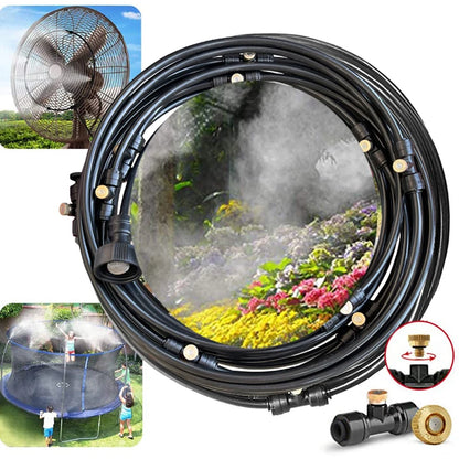 DIY Outdoor Nebulizer Garden Sprayer Misting Cooling System