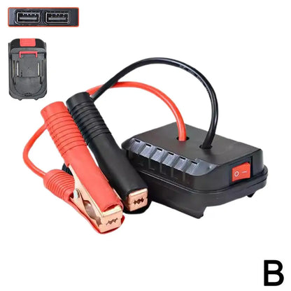 Car Lithium Battery Converter Charger Clip