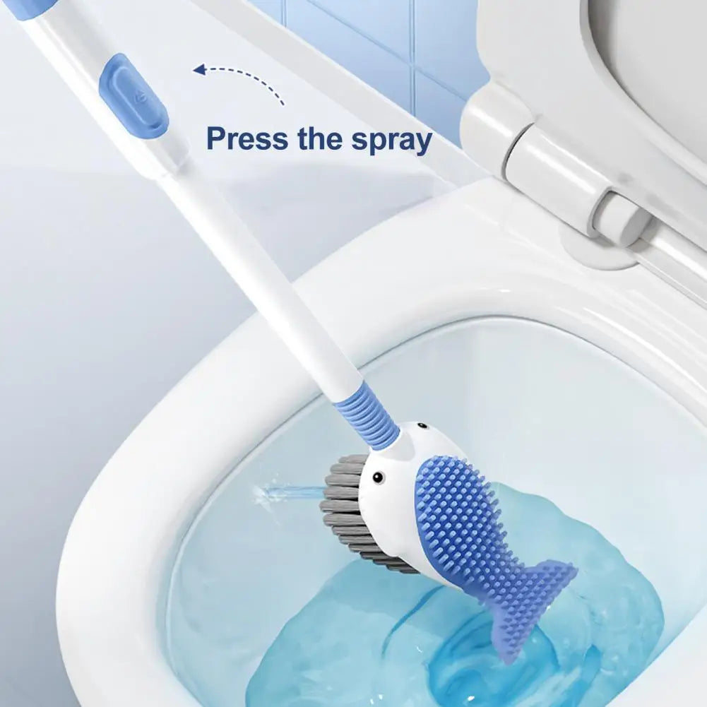 Squirt Whale Toilet Brush 360-Degree Cleaning Brush