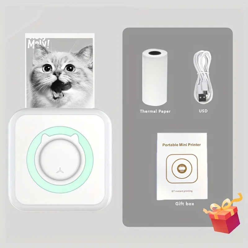 Portable Mini Label Printer for Home Office
