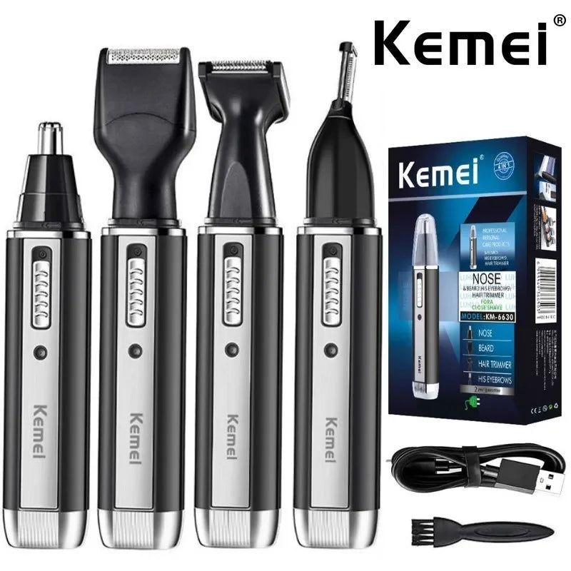 Kemei 4 in 1 trimmer for men Electric Nose and ear trimmer