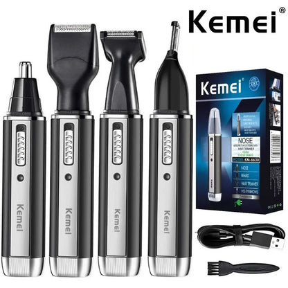 Kemei 4 in 1 trimmer for men Electric Nose and ear trimmer