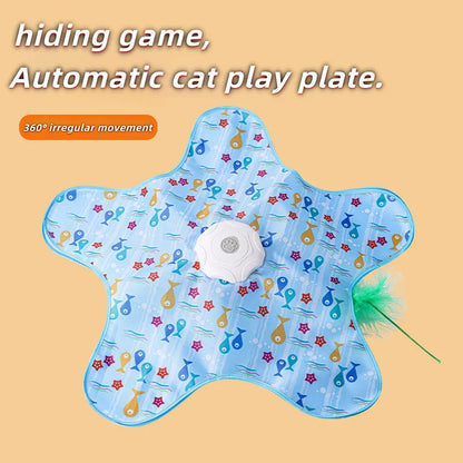 Electric cat turntable pet toy self-stimulating