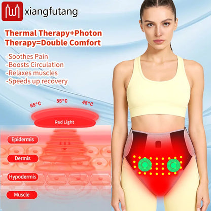 Red Light Heating Pad 162 Led Abdominal Massage Relieve
