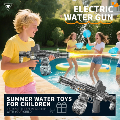 Simulated Firing and Recoil Electric Water Gun Toys Children