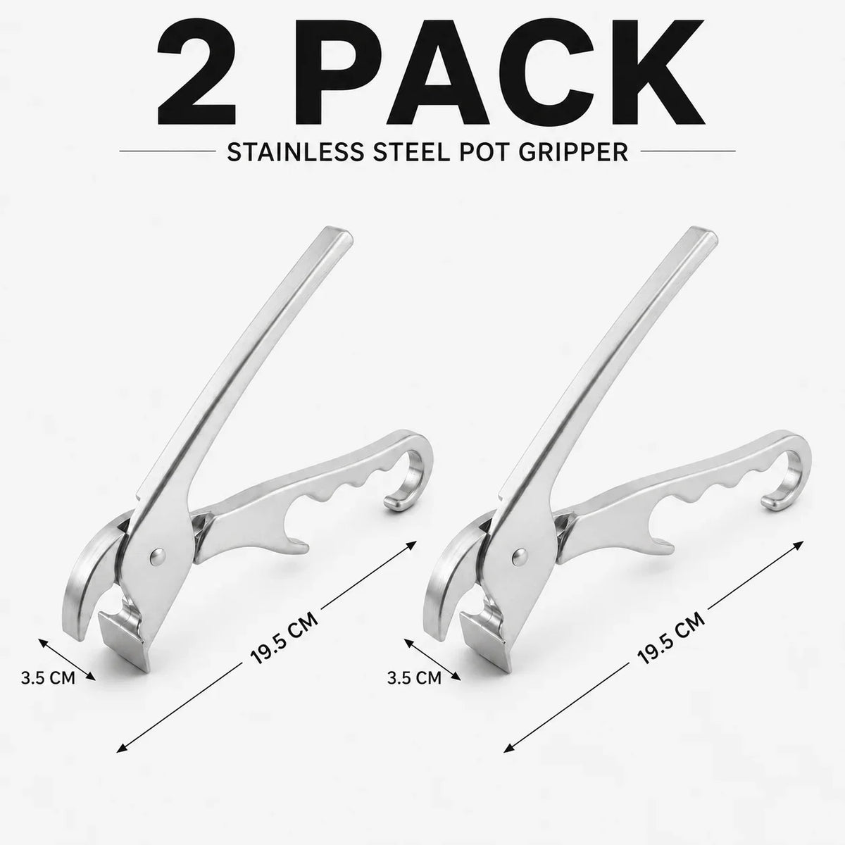 Aluminum Alloy Pizza Pan Gripper Anti Scald Hot Dish