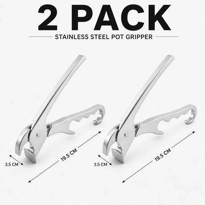 Aluminum Alloy Pizza Pan Gripper Anti Scald Hot Dish