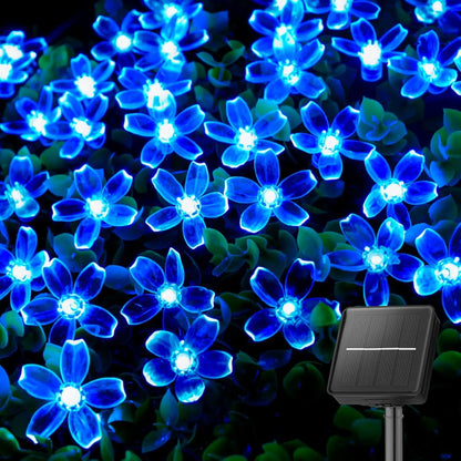Outdoor Solar Led String Lights Cherry Flowers  Light Strings