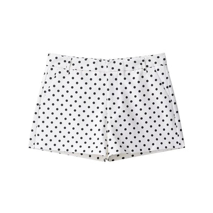 HH Fashion Women's Polka Dot Print Short Coats