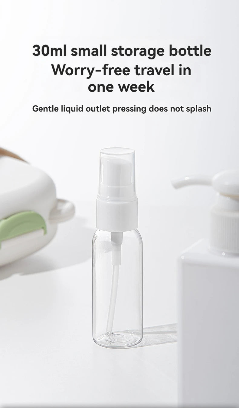 Travel Baby Bottle Brush Set - Newborn Safe Silicone Cleaning Brushes