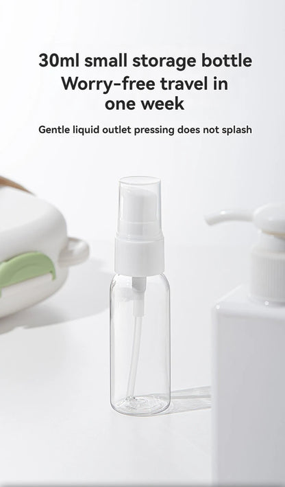 Travel Baby Bottle Brush Set - Newborn Safe Silicone Cleaning Brushes