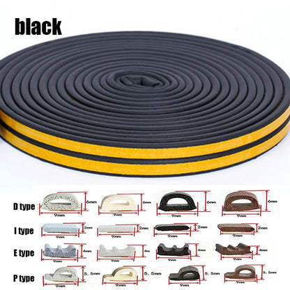 Door Insulation Seal Strip Tape Self-adhesive Acoustic