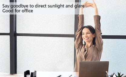 Frosted Window Privacy Film Heat Control UV Blocking
