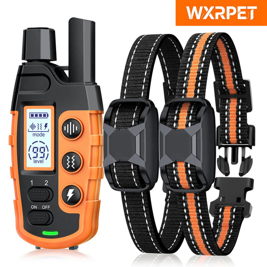 Electric Dog Training Collar Remote Control Waterproof