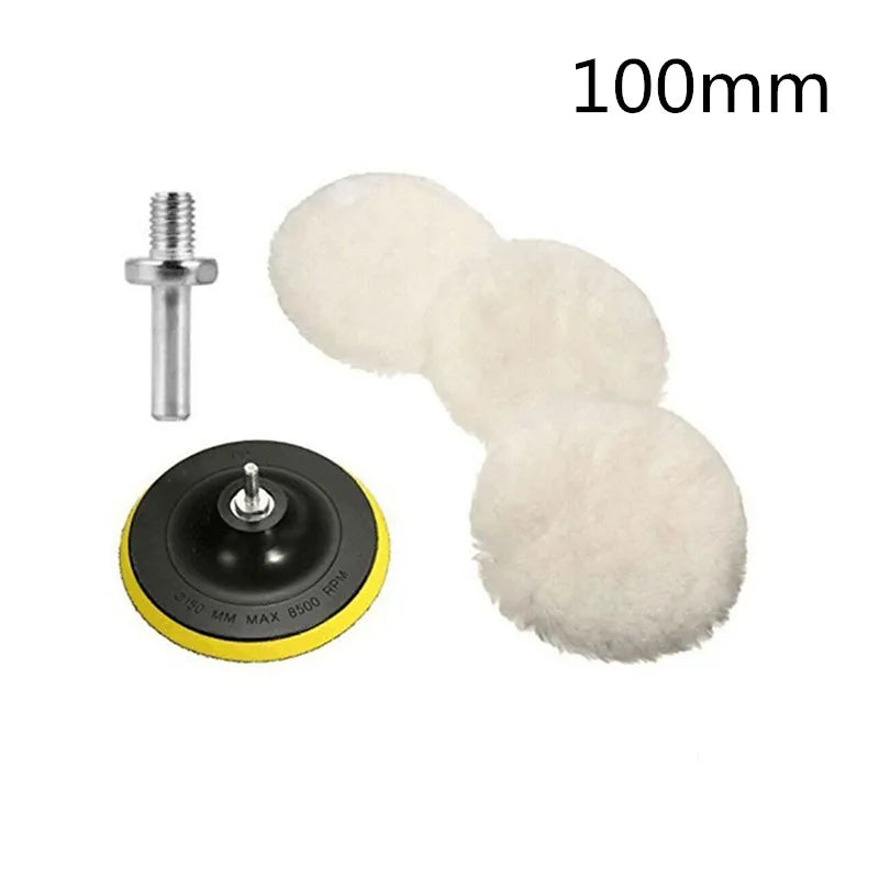 Universal Car Polish Pad Soft Wool Machine Waxing Polisher