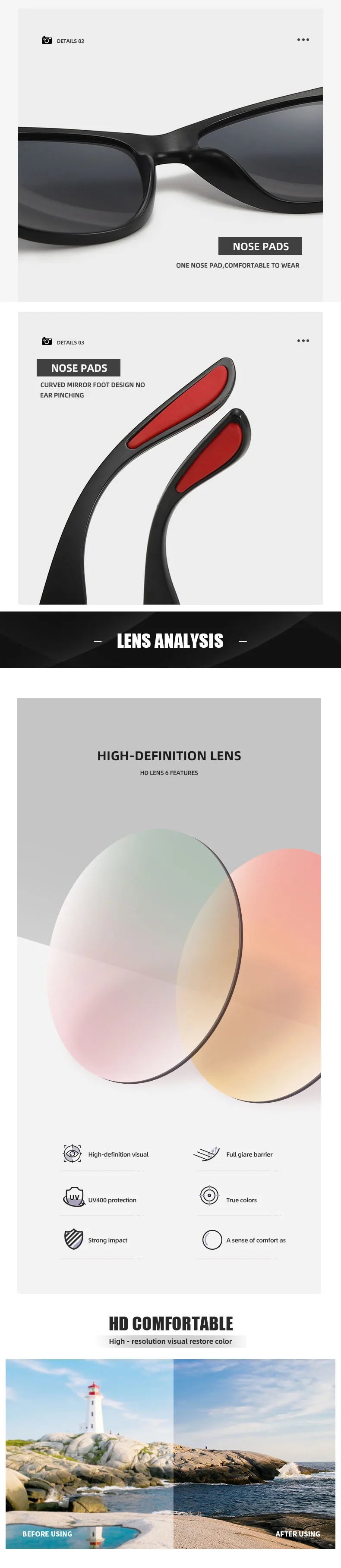 TANGOWO Polarized Retro Sunglasses Men Women Vintage