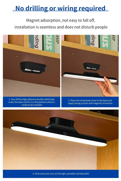 Rechargeable LED Magnetic Mirror Light Dimmable Eye-Protection