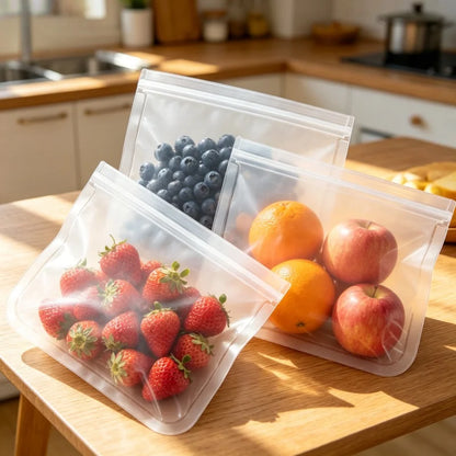 Silicone Food Storage Containers Reusable Food Bags
