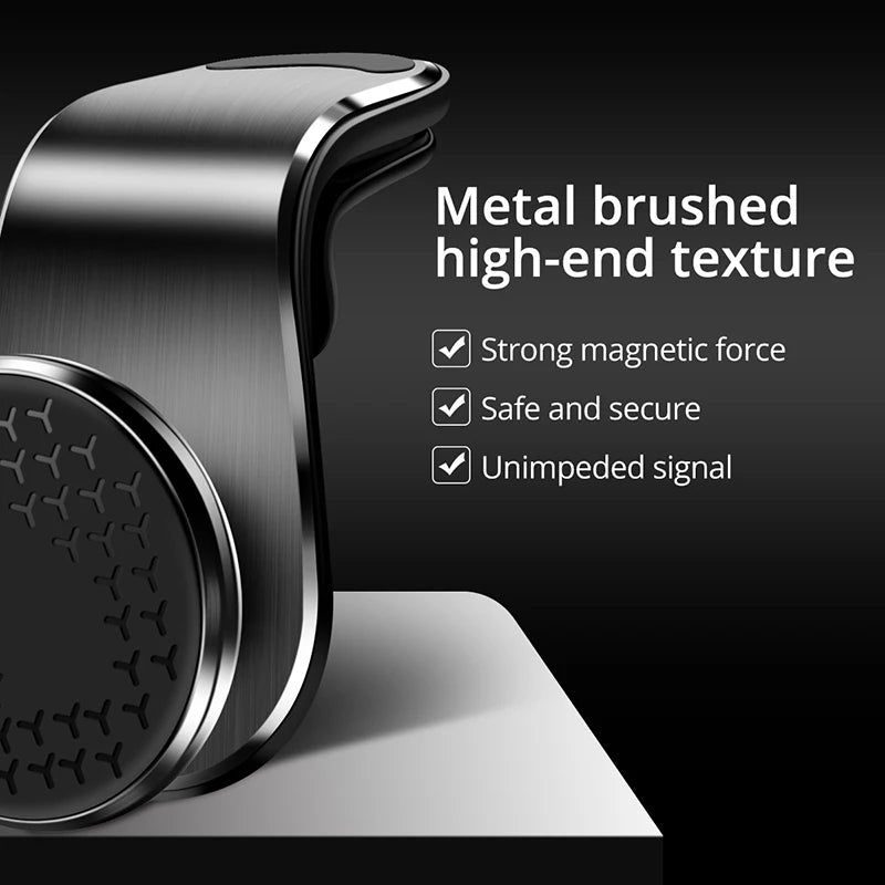 Magnetic Car Phone Holder Air Vent Clip Mount Rotation