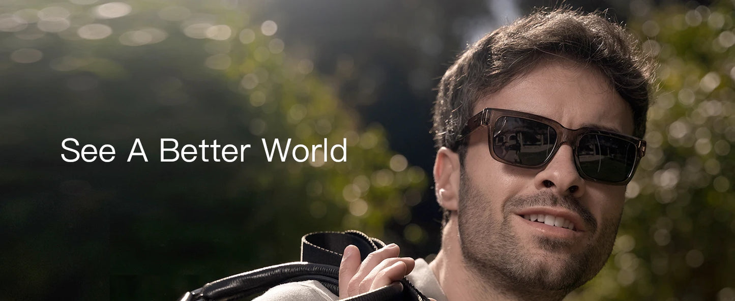 Retro Rectangle Sunglasses for Men Women Polarized
