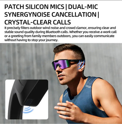 New AI Smart Sports Glasses with 1200P Camera