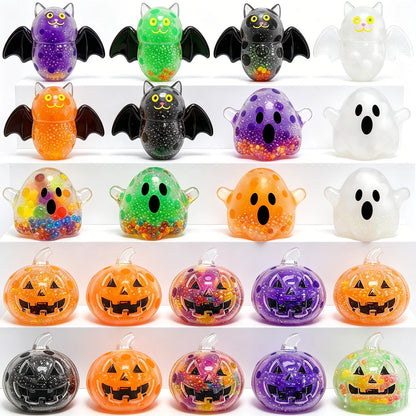 Spooky Halloween Squishy Bead Squeeze Ball Pumpkin Ghost