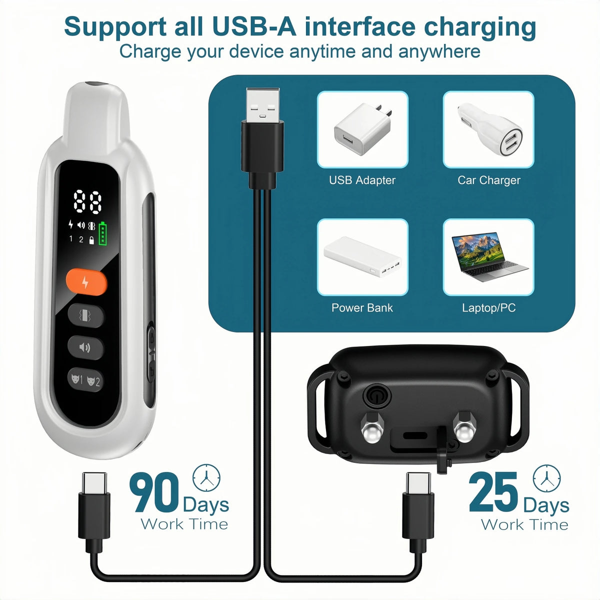 3300FT Electric Dog Training Collar Remote Control