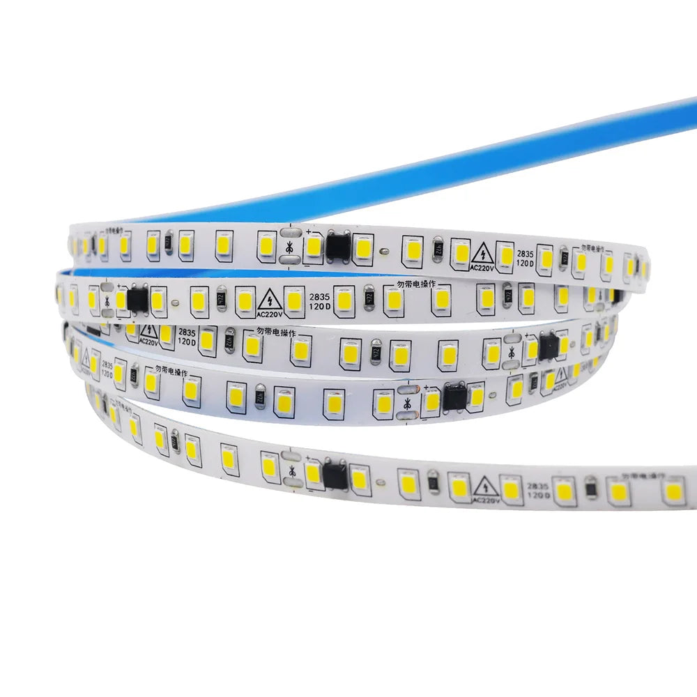 5m 10m 20m 50m LED Strip Light AC 220V 230V 240V IP55
