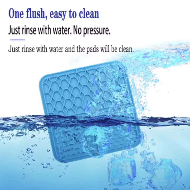 Pet Lick Silicone Mat Slow Feeder Dog Food Plate