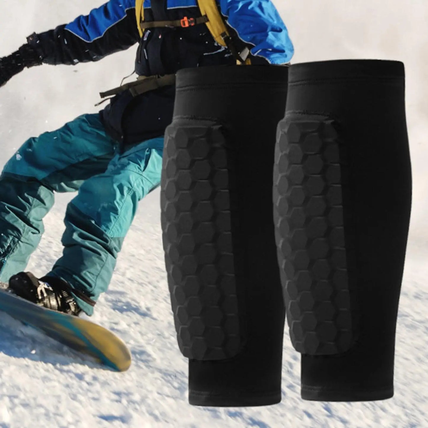 1 pair Ski Shin Guards Shinbang Protector Women