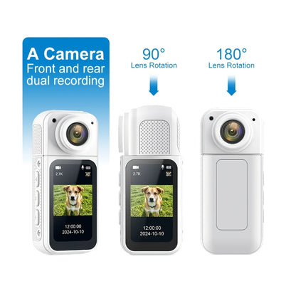 Motorcycle Mini Recorder 2.7K Finger Action Camera Lightweight