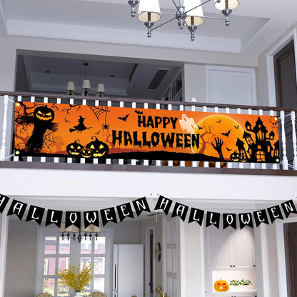 Happy Halloween Outdoor Banner Happy Halloween Decoration