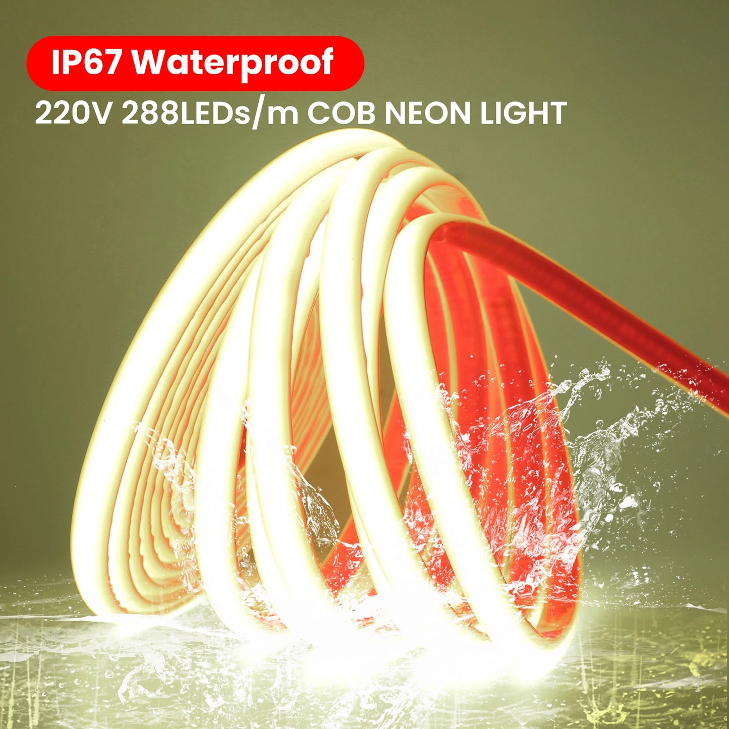 Waterproof Cuttable Flexible Ribbon LED Neon Light
