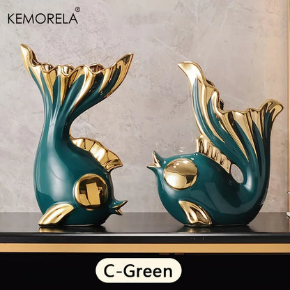 Ceramics Statue Exquisite Home Decor Modern Abstract Art Statue