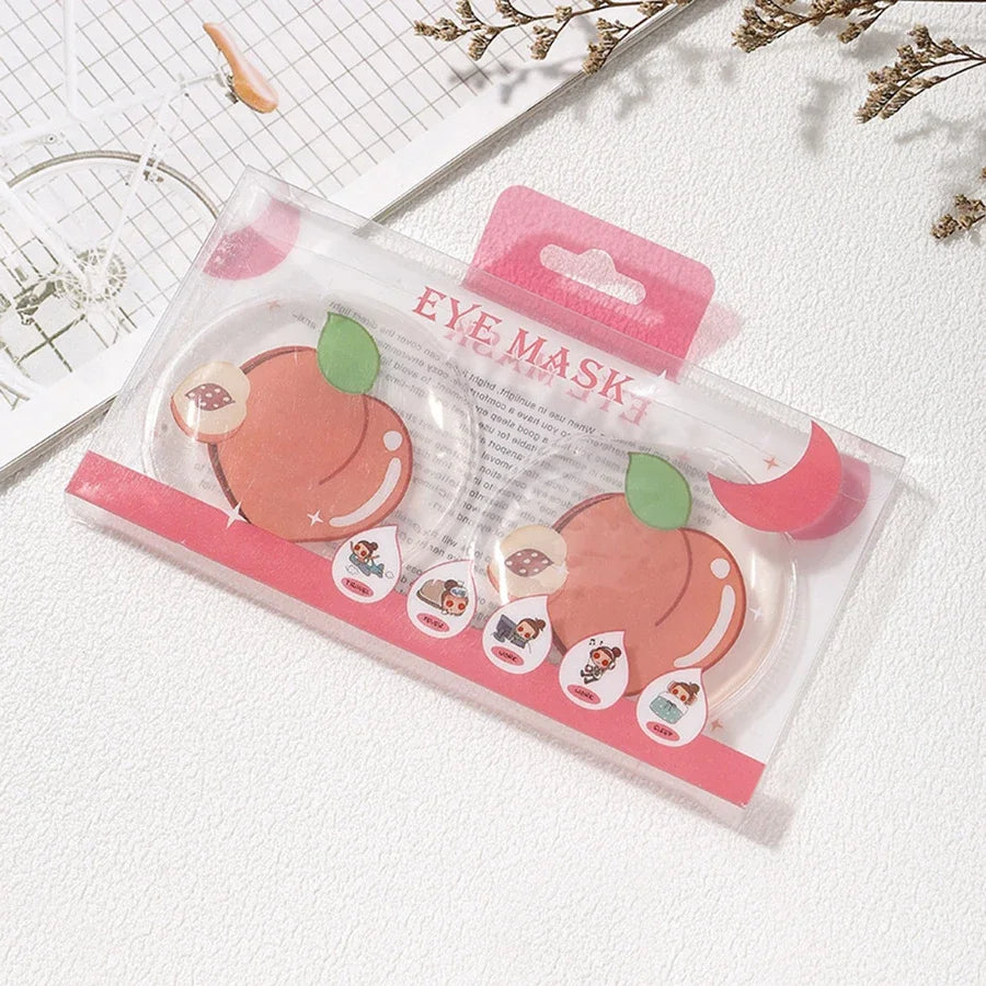 Fruit-Themed Gel Eye Mask – Hot & Cold Compress Pads