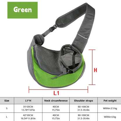 1Pc Dog out backpack,Dog Sling Carrier Breathable
