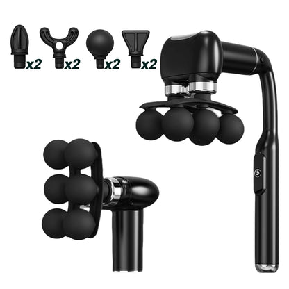 6-Heads Handheld Fascia Gun High Frequency Vibration Body
