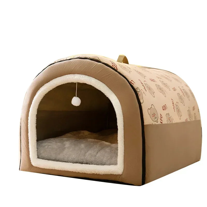 Hot Winter Warm Dog Removable Pet Sleeping House