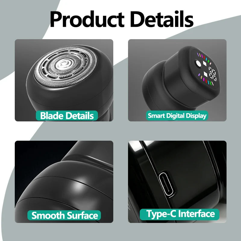 Multi-functional Electric Shaver with Automatic Haircutting
