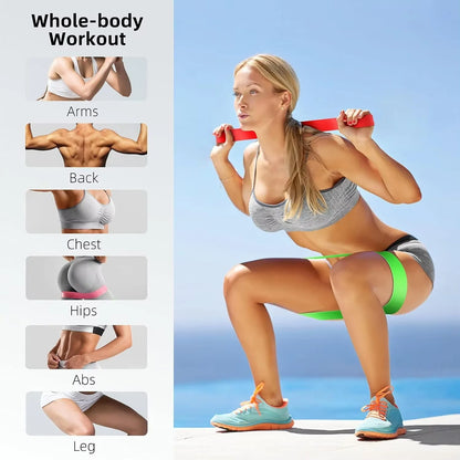 Tpe Resistance Bands Fitness Set Rubber Loop Strength