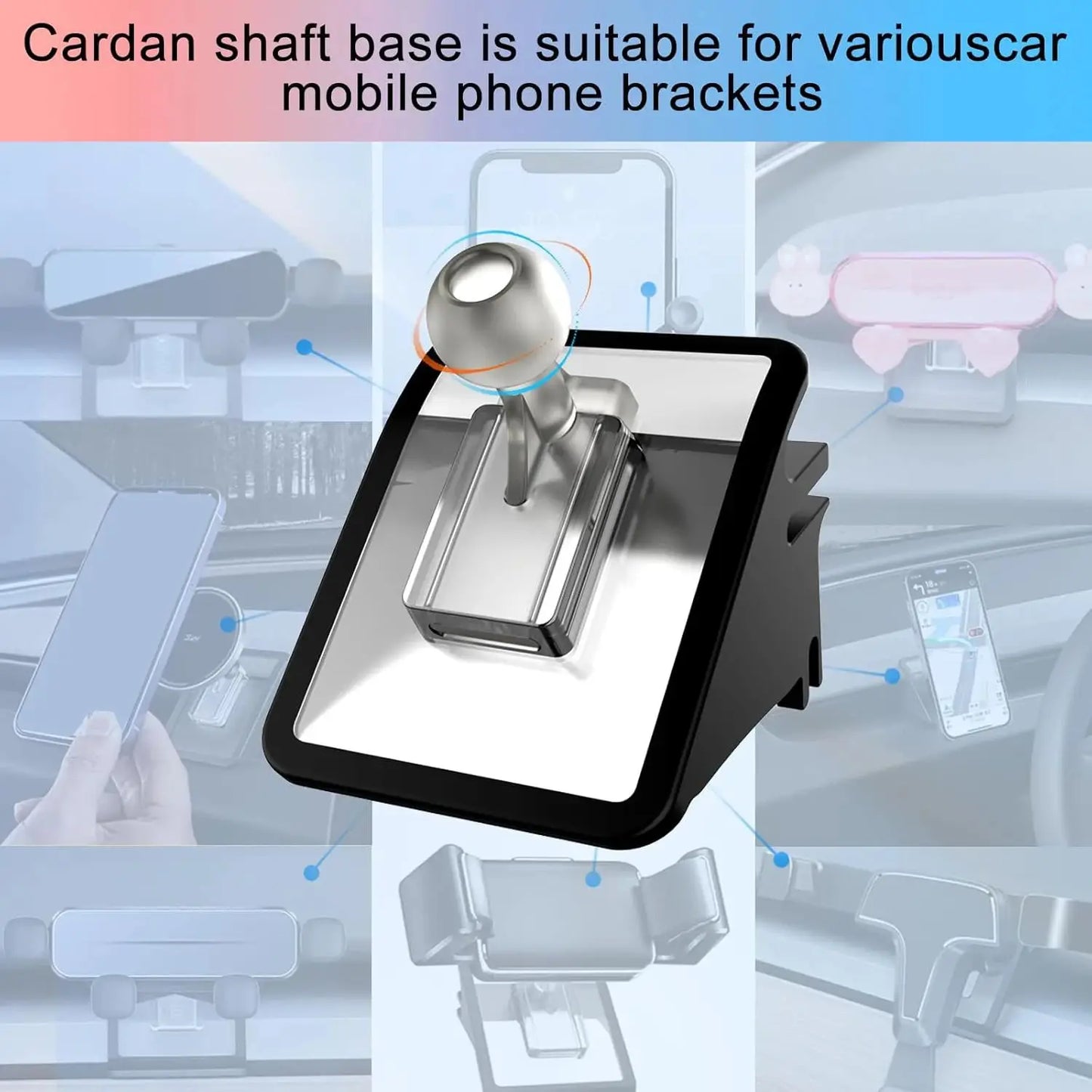 Car Phone Holder Highland Magnetic Charger Stand Mount