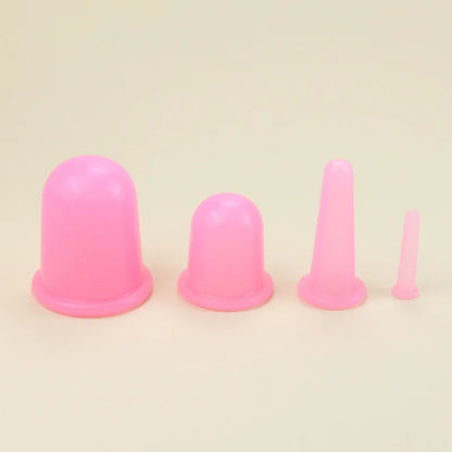 Silicone Vacuum Cupping Massage Jars Anti Cellulite