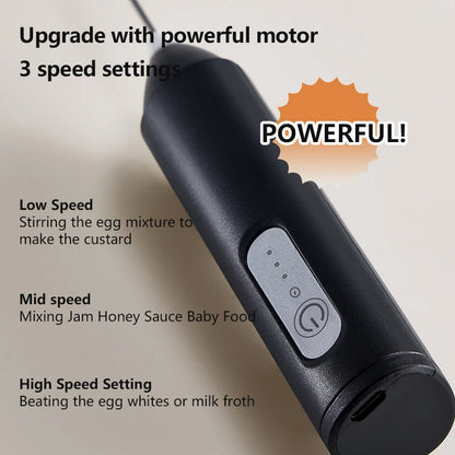 UPGRADED Electric Coffee Frother/MILK Whisk+Egg Beater