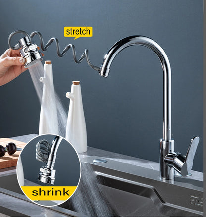 New 3 Modes Sink Faucet 360 Degree Rotation Filter Extension