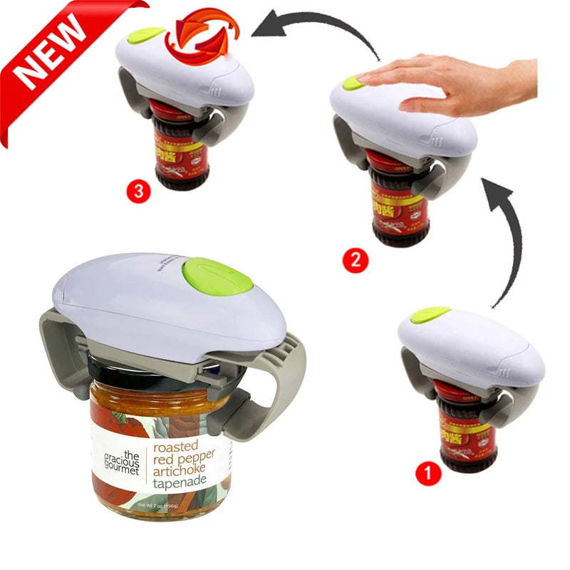 Automatic Electric Can Opener Beer Bottle Opener