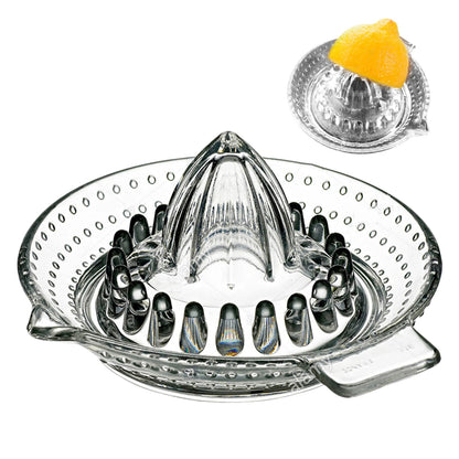 Glass Manual Lemon Juicer Orange Squeezer Juice Extractor
