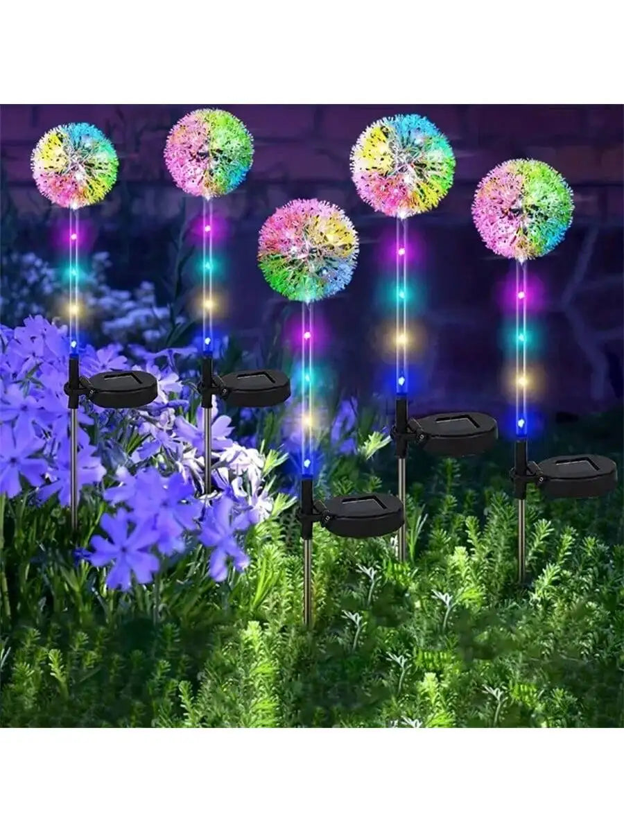 LED dandelion outdoor ground mounted light