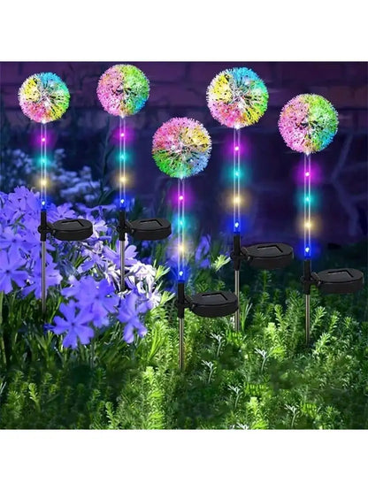 LED dandelion outdoor ground mounted light